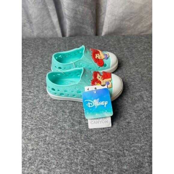 Harper Canyon x Disney Toddler Kids Ariel Water Shoes SZ 6 - Picture 2 of 7